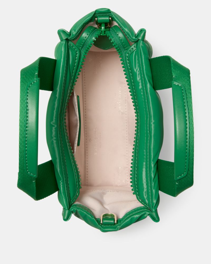 KateSpade Kip Puffy Mini Tote Green Bean
