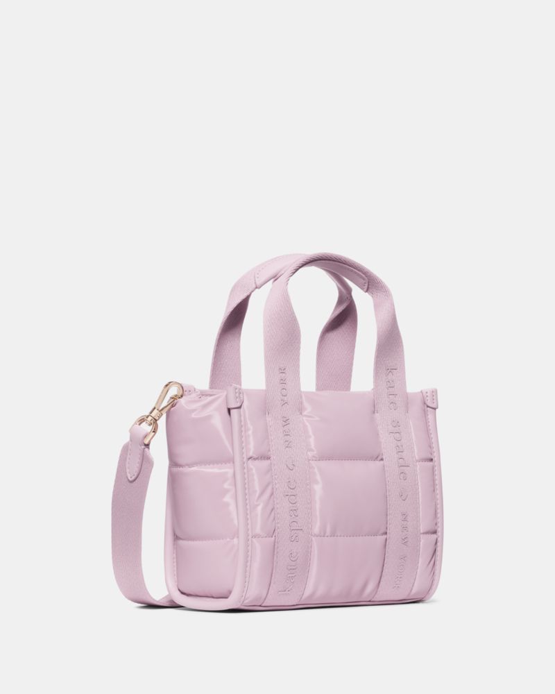 KateSpade Kip Puffy Mini Tote Lavender Smoke