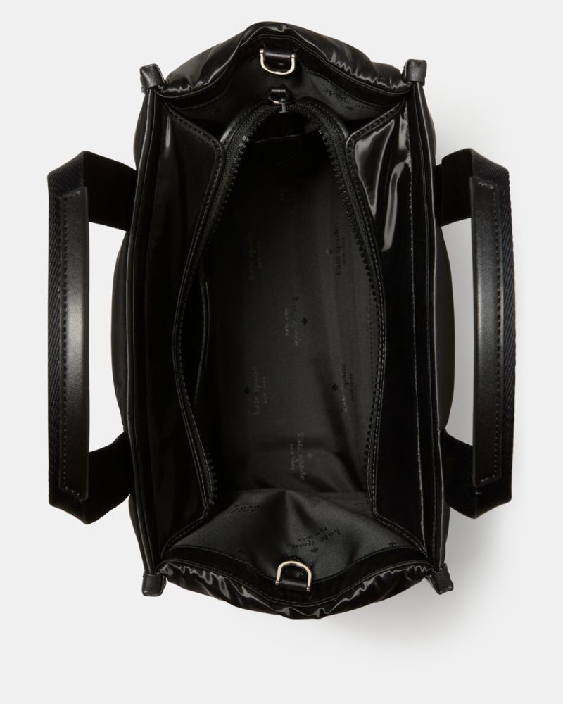 KateSpade Kip Puffy Small Tote Black