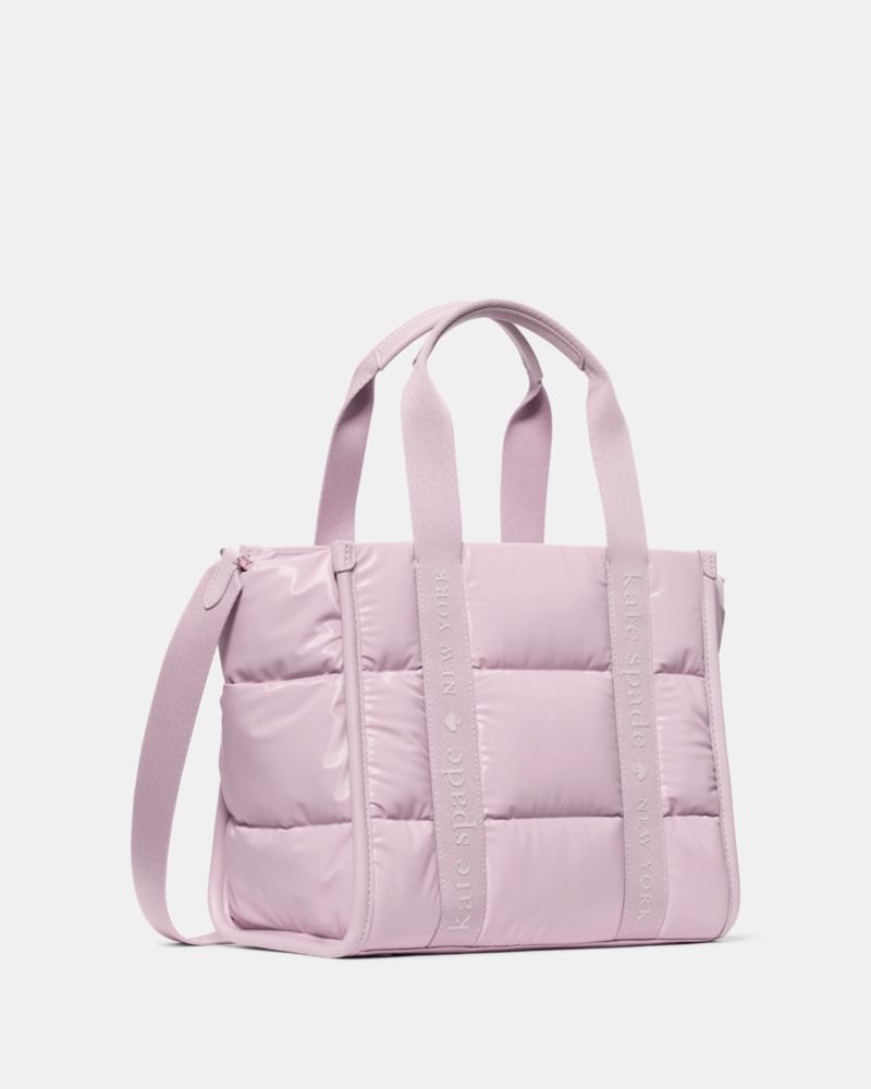 KateSpade Kip Puffy Small Tote Lavender Smoke