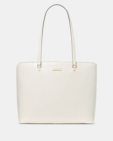 KateSpade Bridget Crinkle Patent Large Tote Meringue