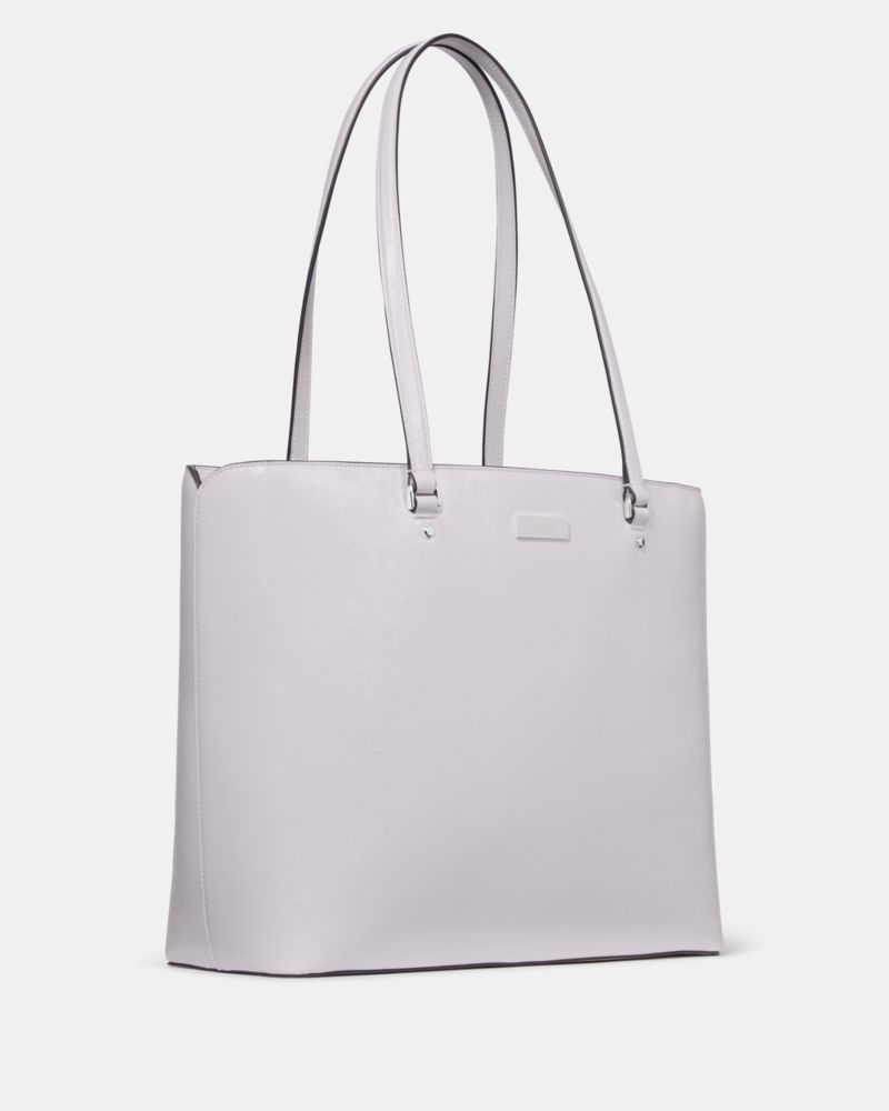 KateSpade Bridget Crinkle Patent Large Tote Lilac Moonlight