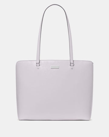 KateSpade Bridget Crinkle Patent Large Tote Lilac Moonlight
