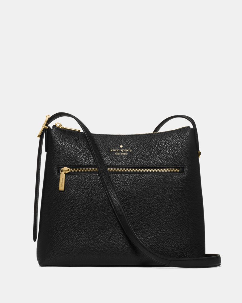 KateSpade 454 Large Swingpack Buckle Crossbody Black