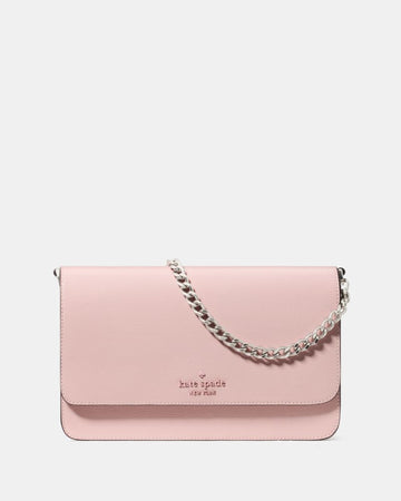 KateSpade Madison Textured Patent Leather Willow Medium Convertible Crossbody Tutu Pink