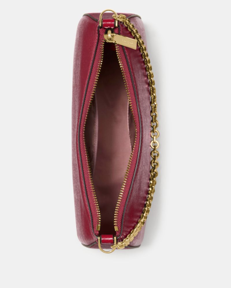 KateSpade Margot Textured Patent Leather Convertible Crossbody Red Jam