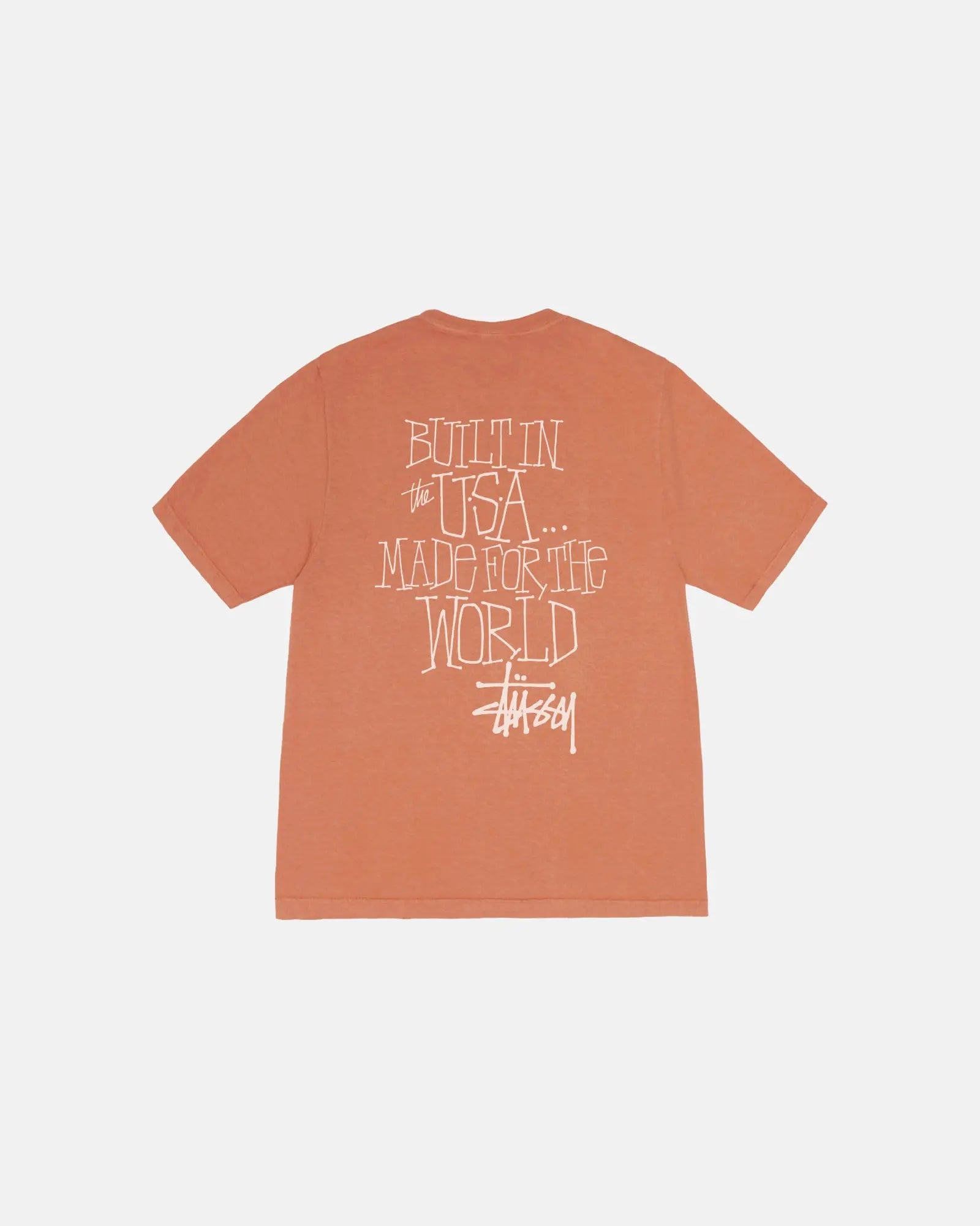 BUILT IN USA TEE PIGMENT DYED RUST