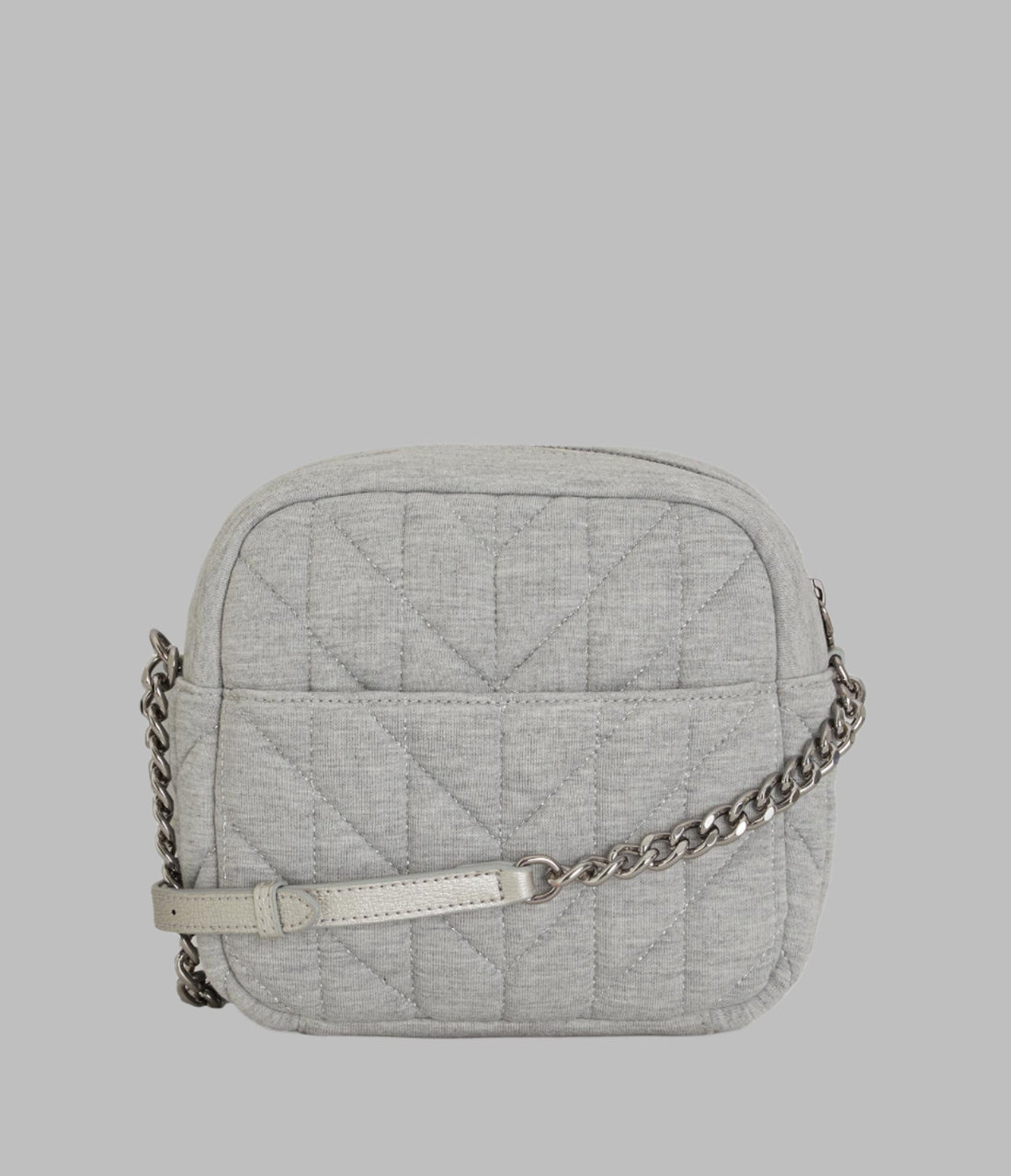 KarlLagerfeld Lafayette jersey knit camera crossbody gry heather