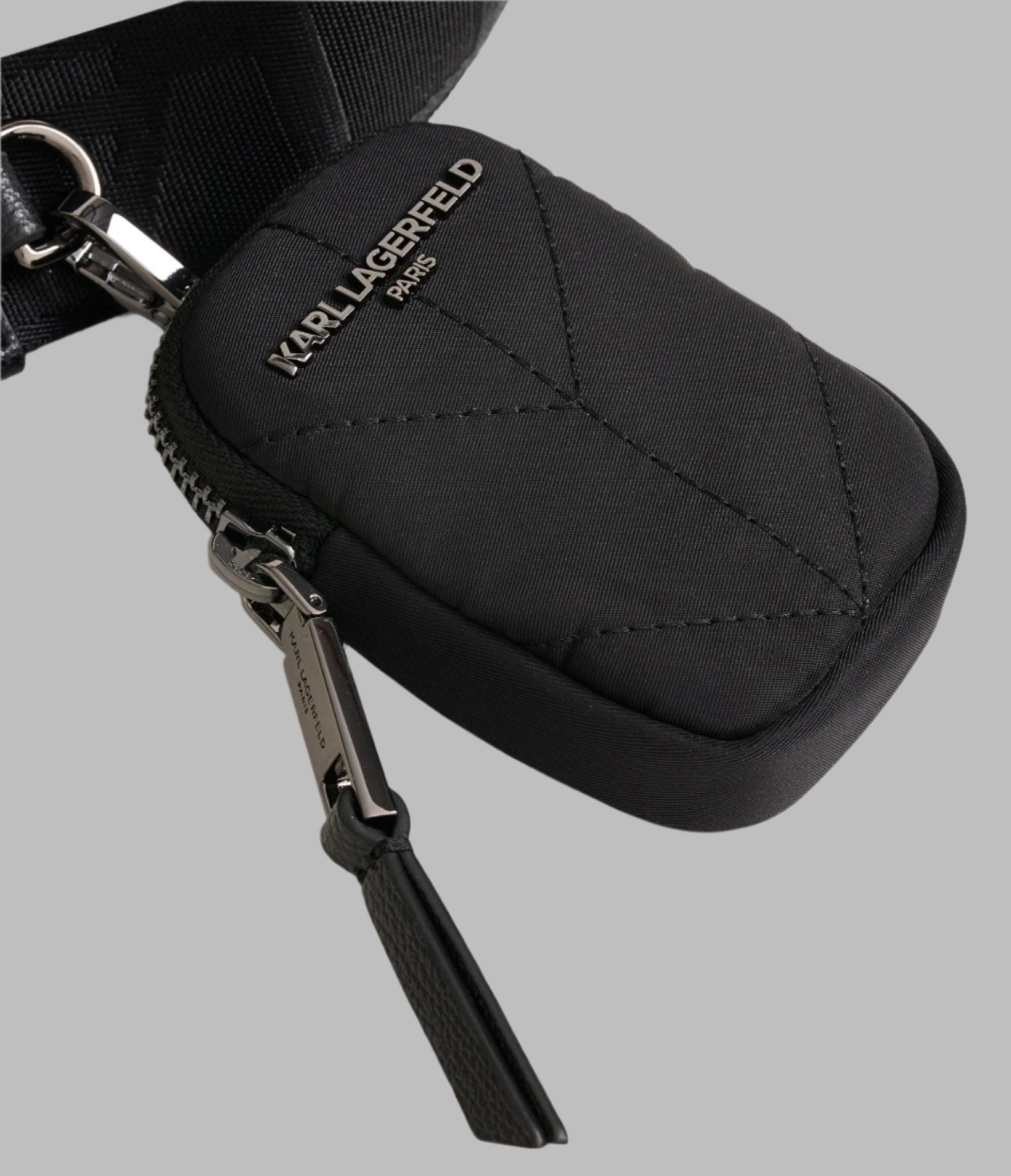 KarlLagerfeld Voyage logo crossbody black