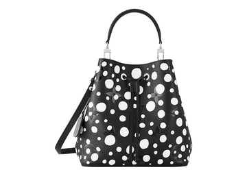 Louis Vuitton X Yayoi Kusama Neonoe Mm Black/White