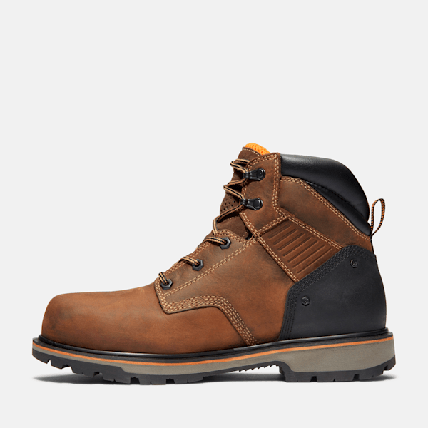 Timberland Ballast 6" Composite Toe Work Boot Mocha Brown Men'S