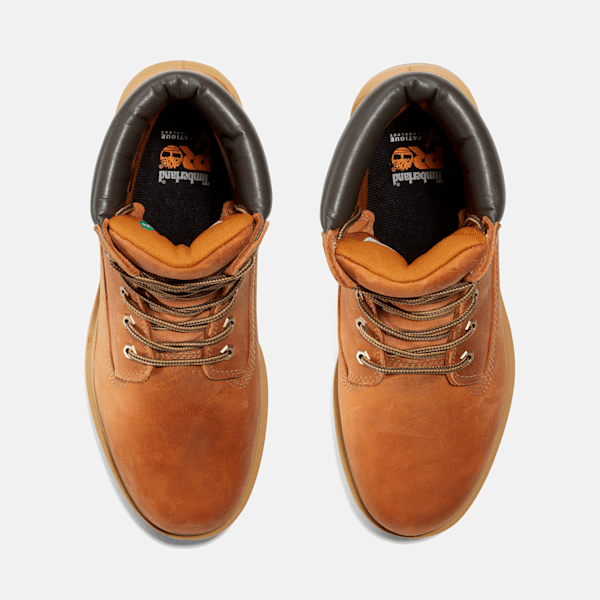 Timberland Direct Attach 8" Waterproof Work Boot Brown Marigold Men'S