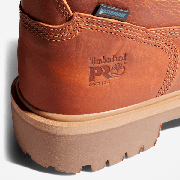 Timberland Direct Attach 8" Waterproof Work Boot Brown Marigold Men'S