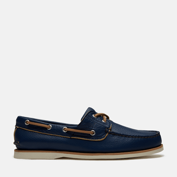 Timberland Lake House Classic 2-Eye Boat Shoe Dark Blue Full-Grain Men'S
