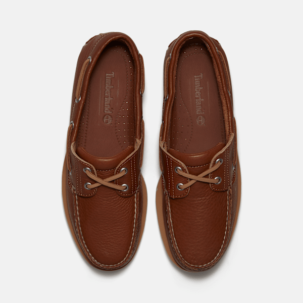 Timberland Lake House Classic 2-Eye Boat Shoe Rust Full-Grain Men'S