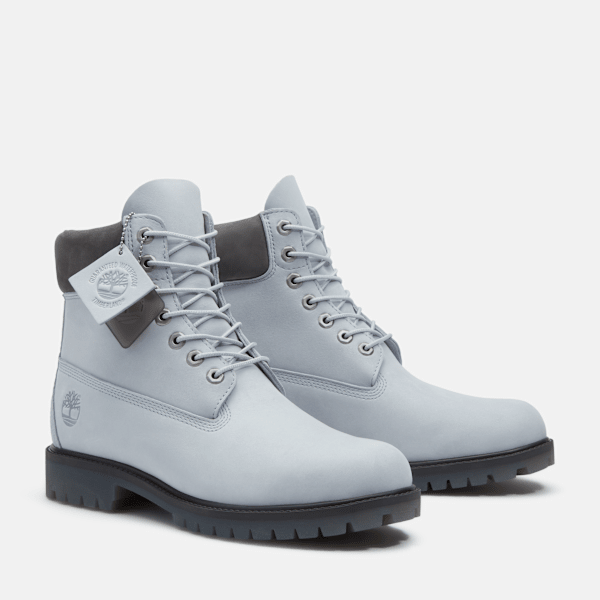 Timberland Alpine Glacier 6-Inch Waterproof Boot Light Blue Nubuck Men'S