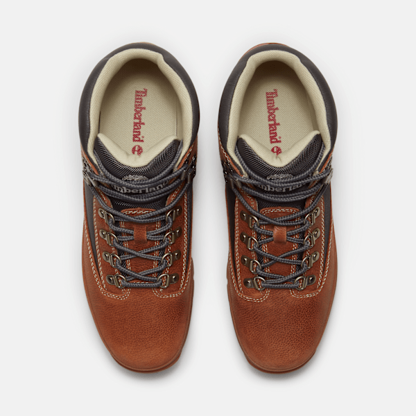 Timberland Road Trip Euro Hiker Boot Rust Full-Grain/Dark Grey Men'S