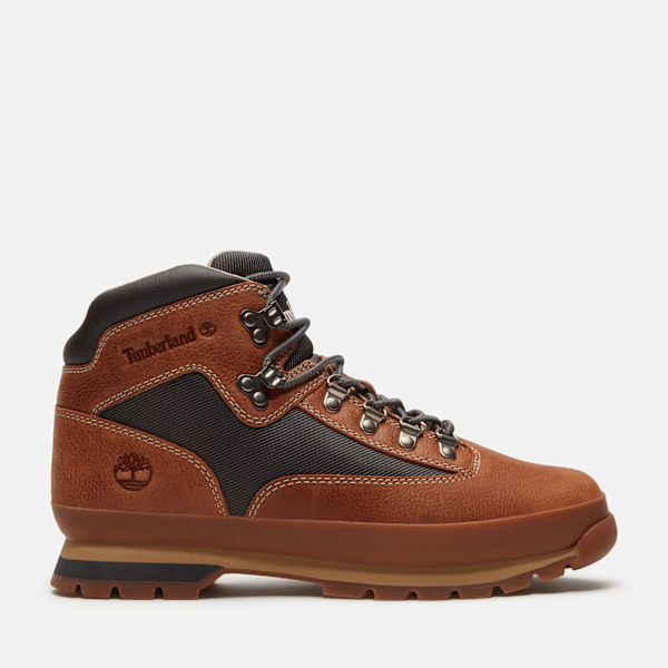 Timberland Road Trip Euro Hiker Boot Rust Full-Grain/Dark Grey Men'S