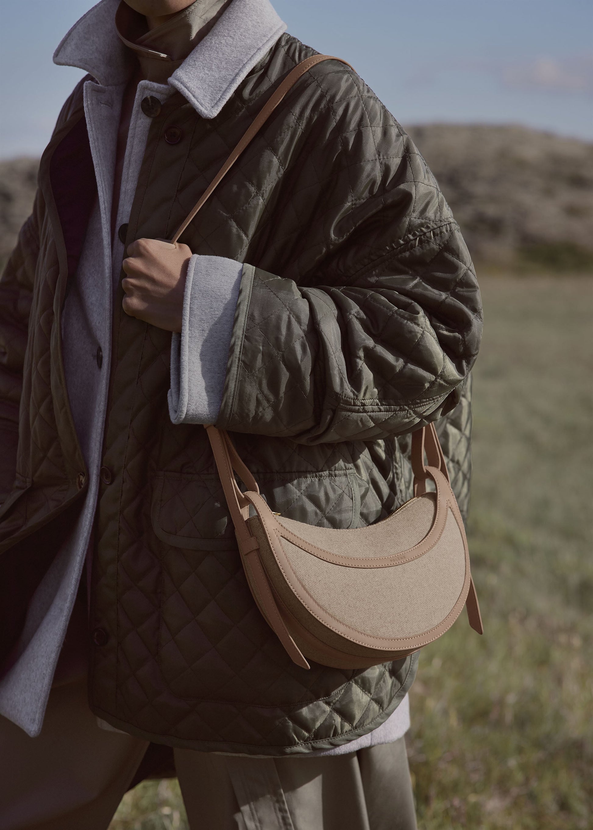 Polene Numero Dix Duo Taupe Canvas