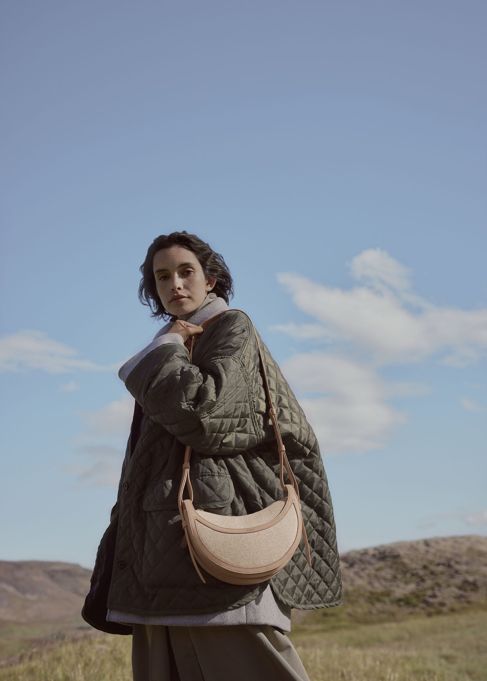 Polene Numero Dix Duo Taupe Canvas