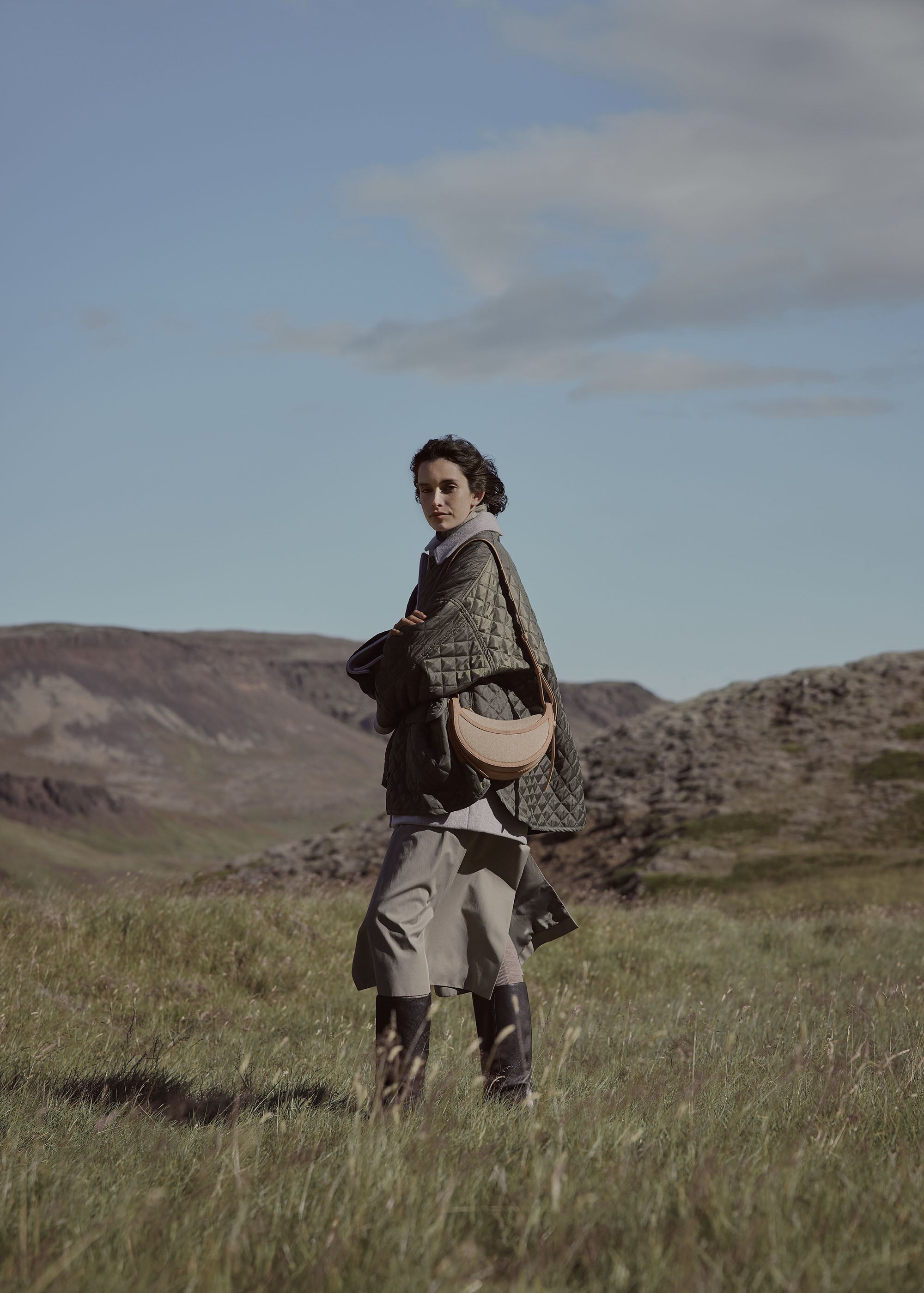 Polene Numero Dix Duo Taupe Canvas