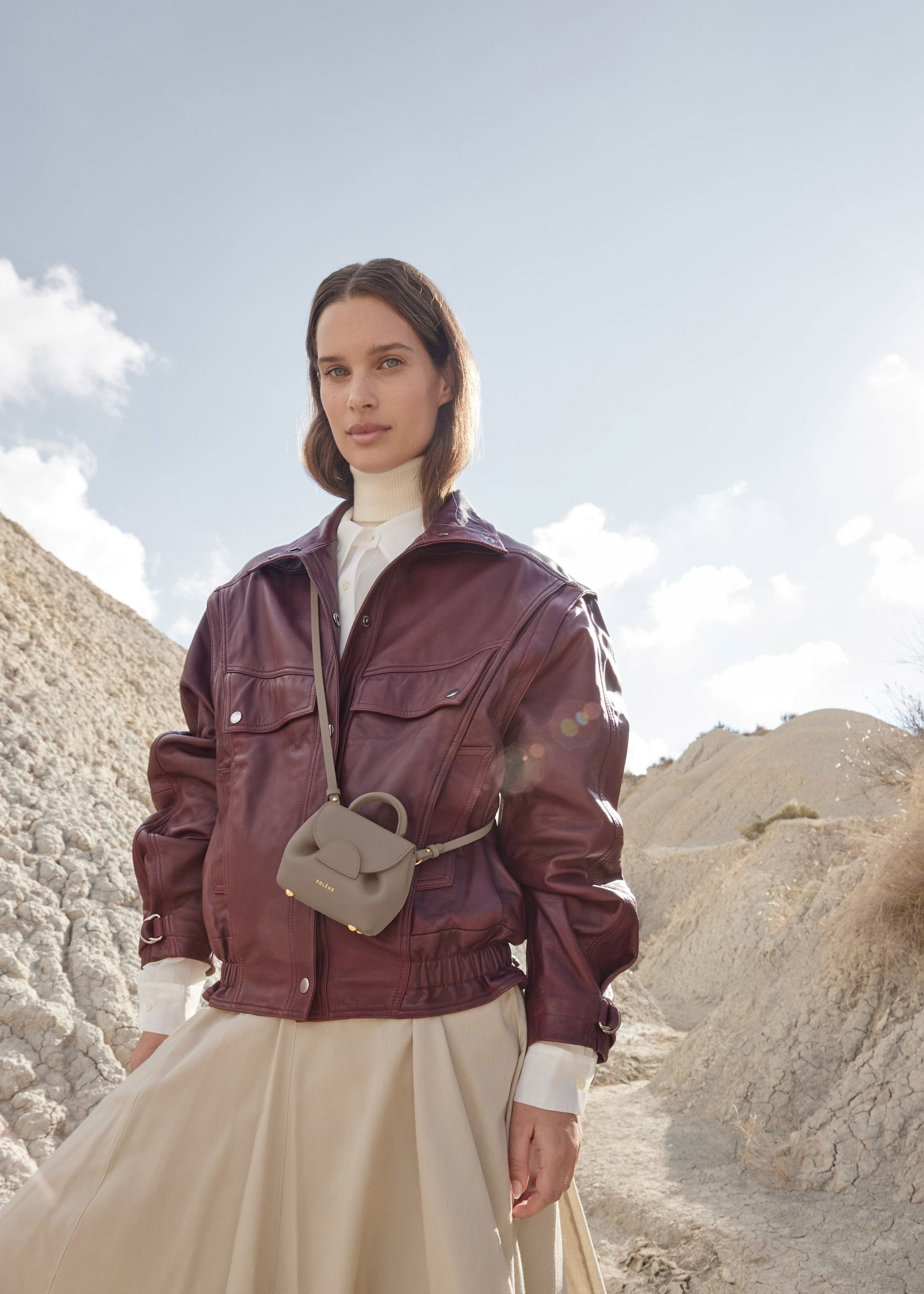 Polene Numero Un Micro Textured Taupe