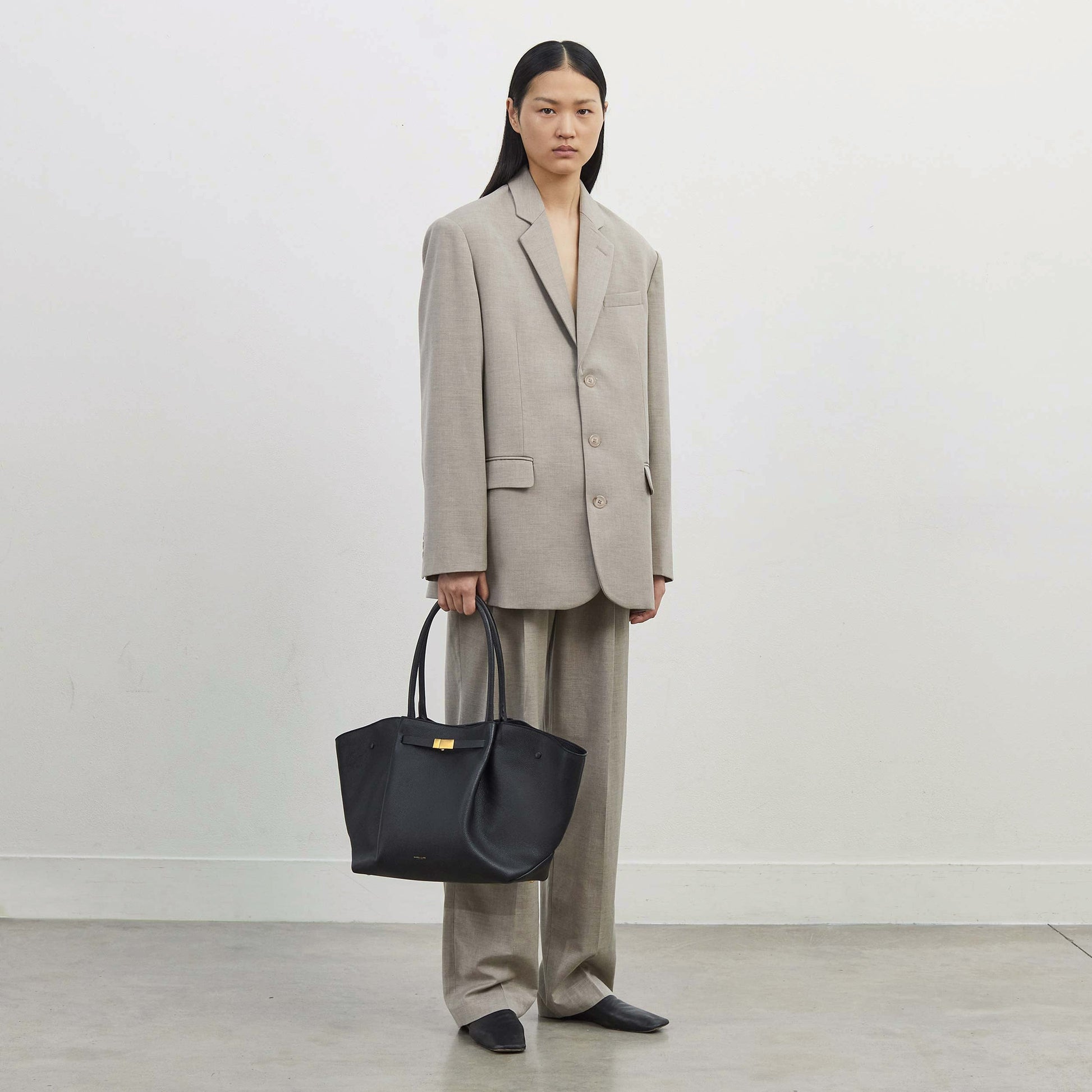 DeMellier The New York deep olive suede & deep olive smooth