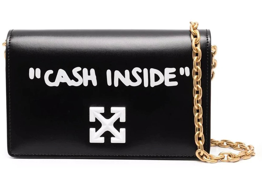 off-white jitney 0.5 crossbody bag black