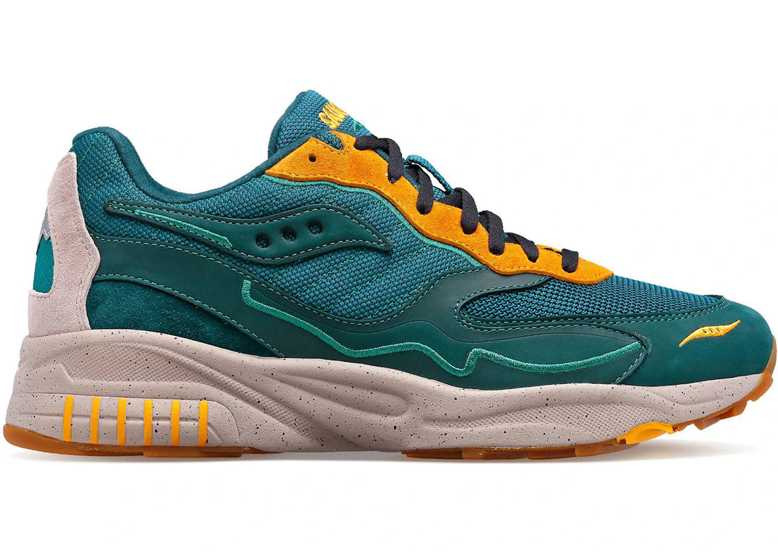 Saucony 3D Grid Hurricane Premium Green Orange