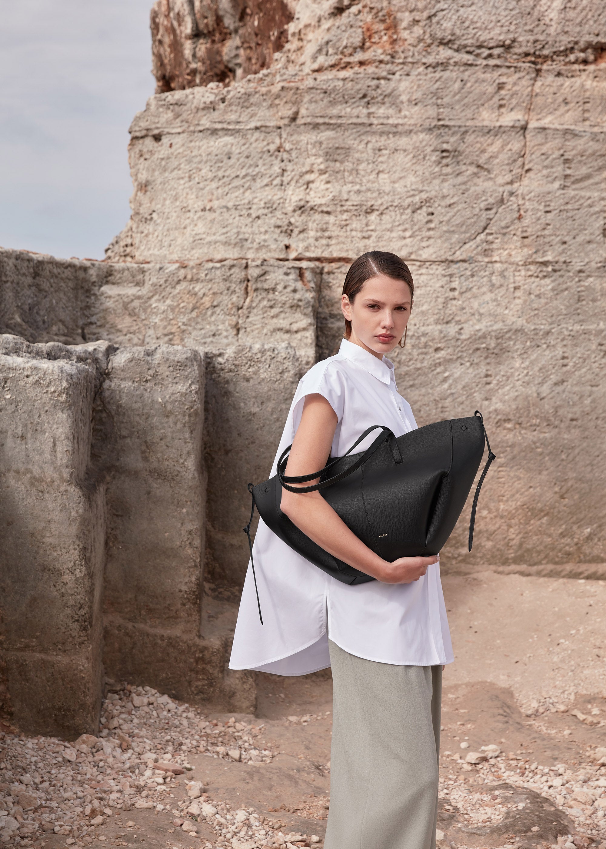 Polene Cyme Textured Black