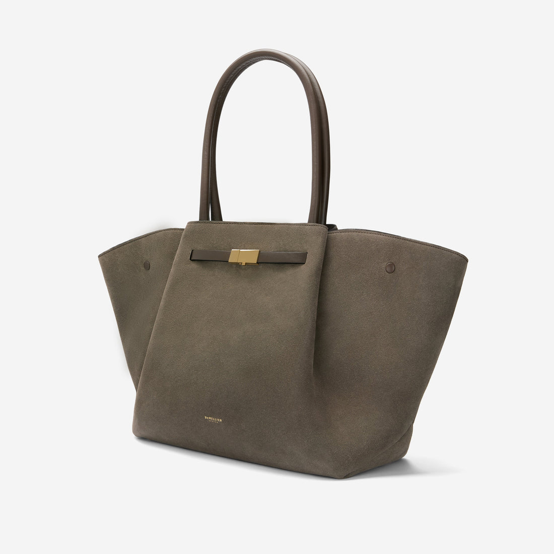DeMellier The New York deep olive suede & deep olive smooth