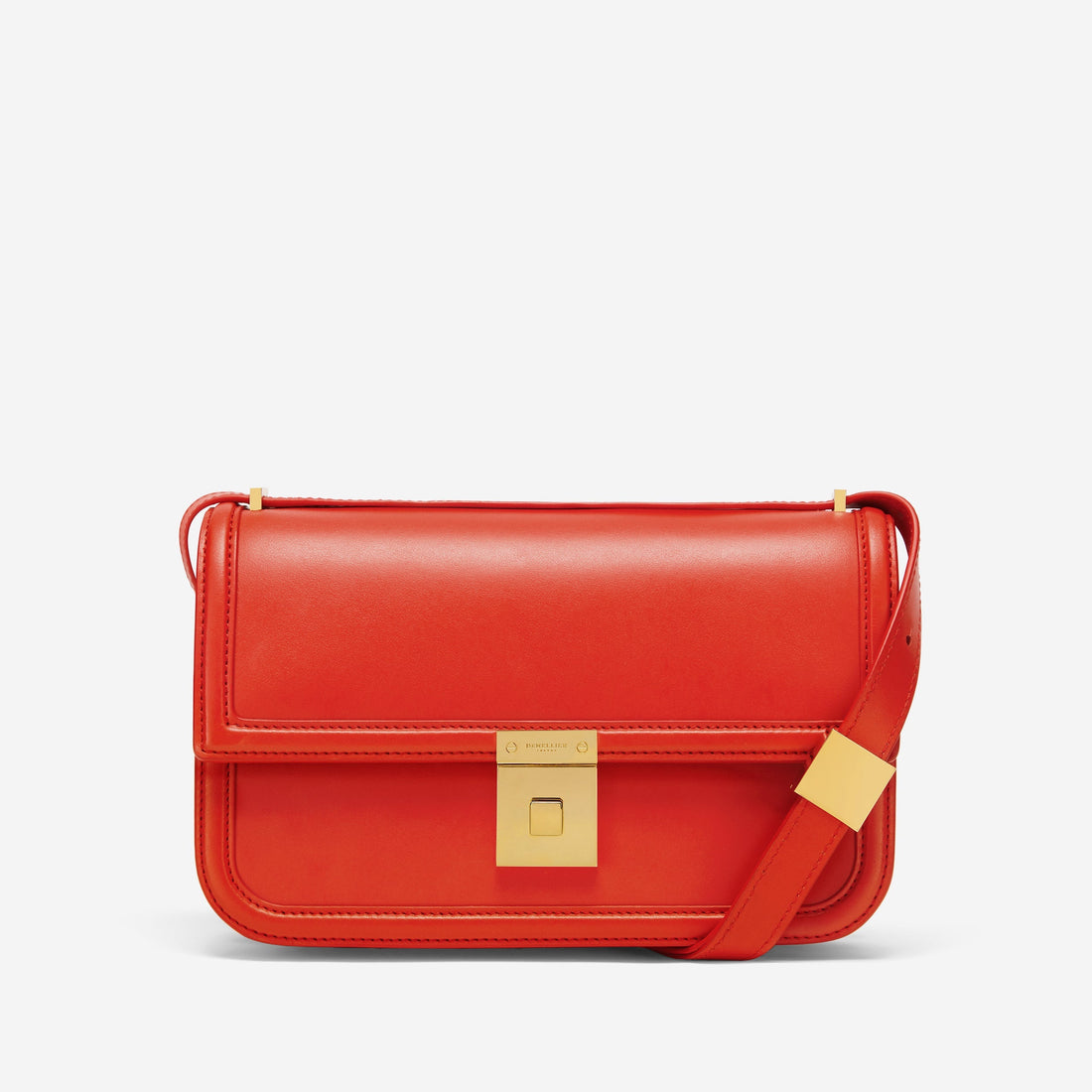DeMellier The Paris Crossbody poppy red smooth