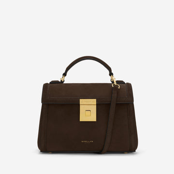 DeMellier The Paris mocha suede