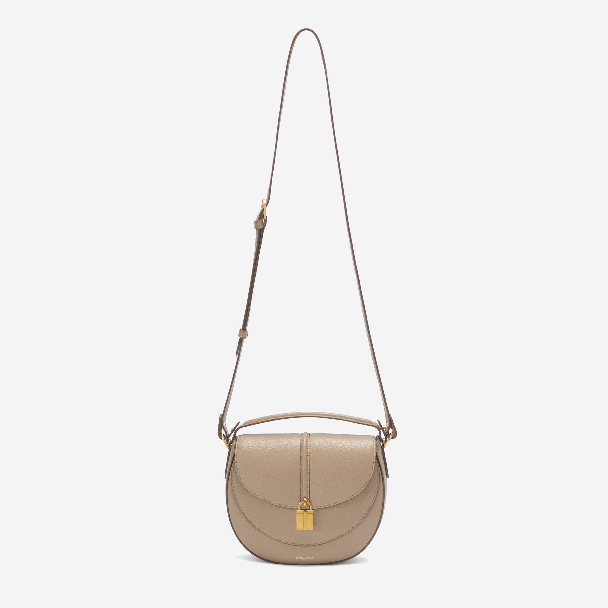 DeMellier The Siena Saddle dark sand small grain