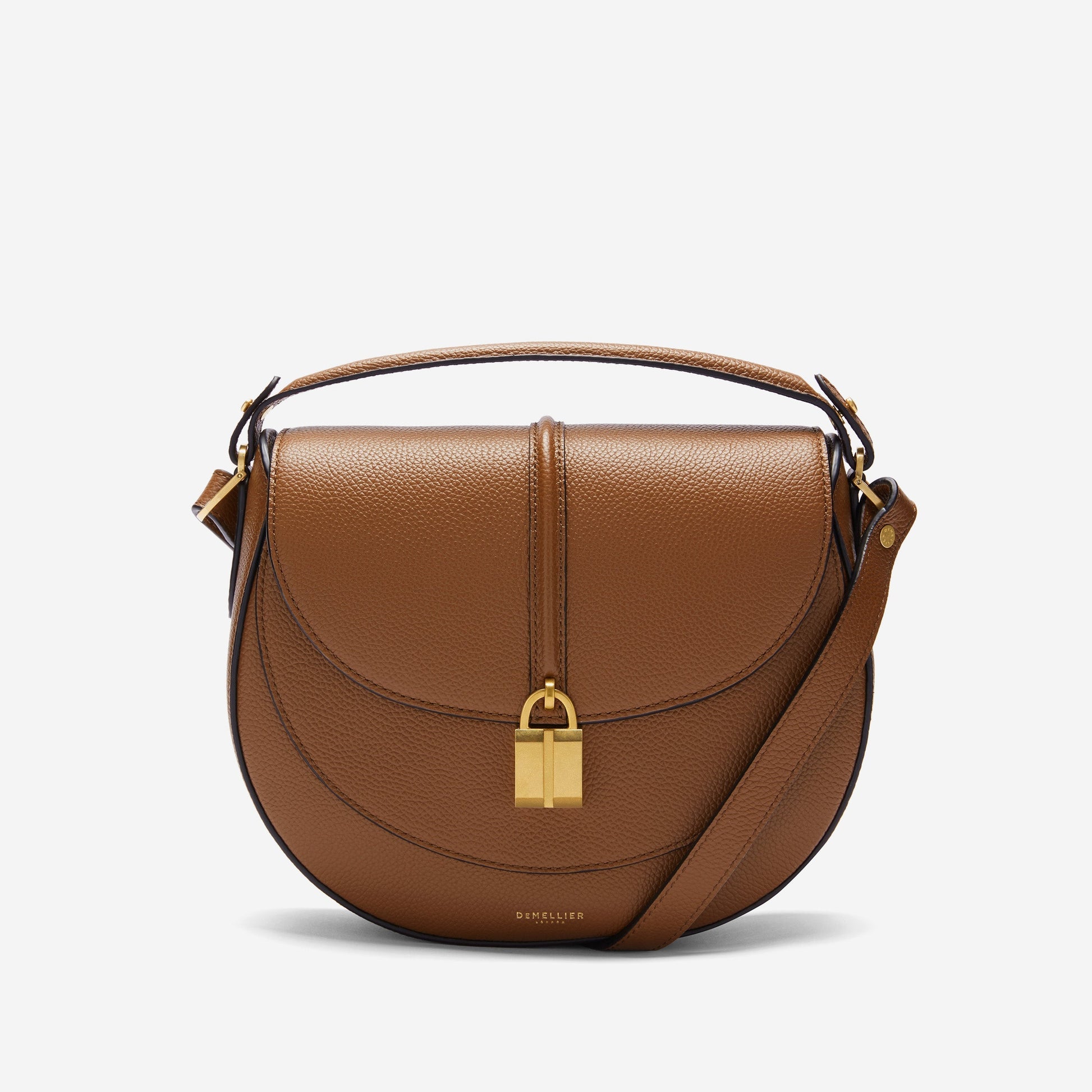 DeMellier The Siena Saddle tan small grain