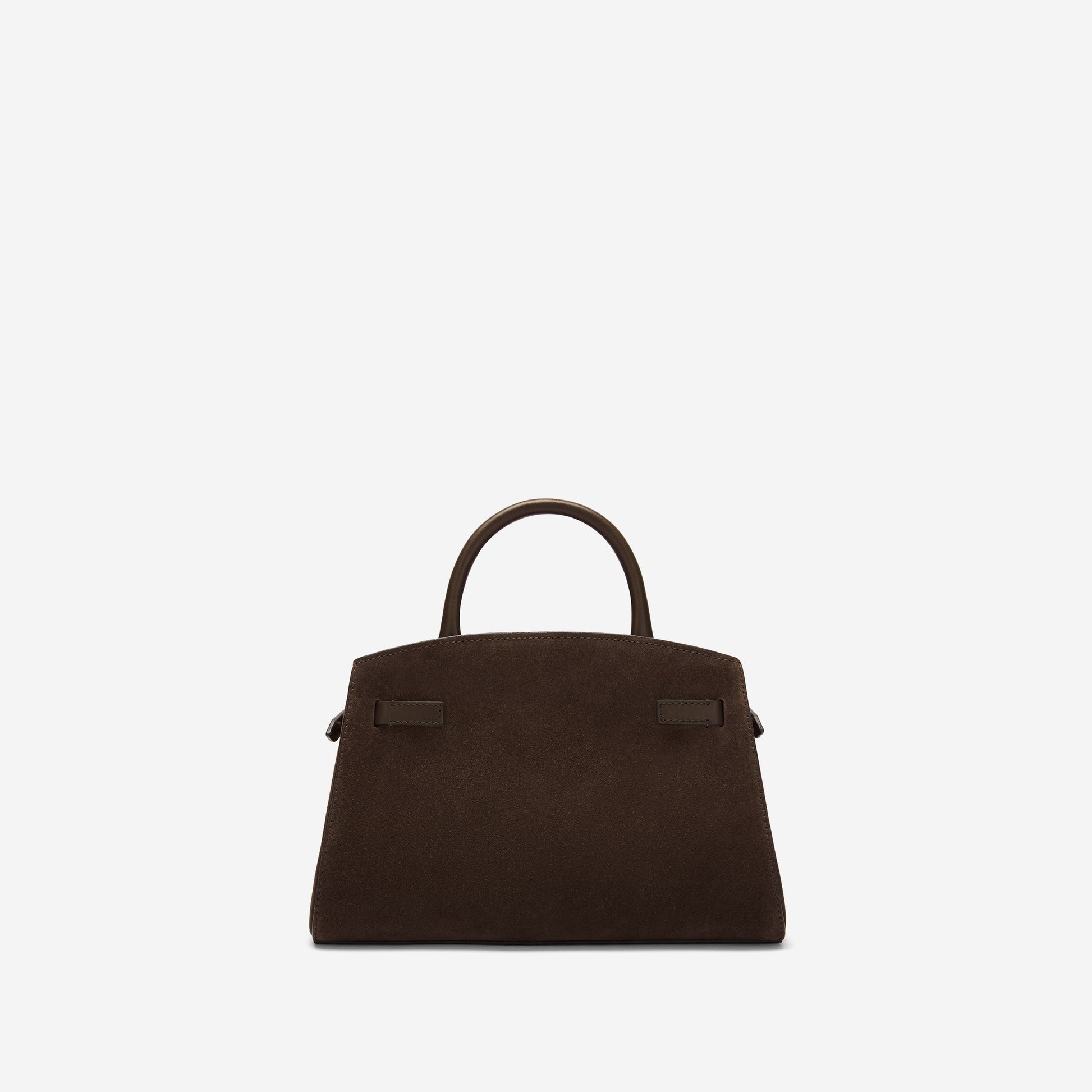 DeMellier The Small Hudson mocha suede & mocha smooth
