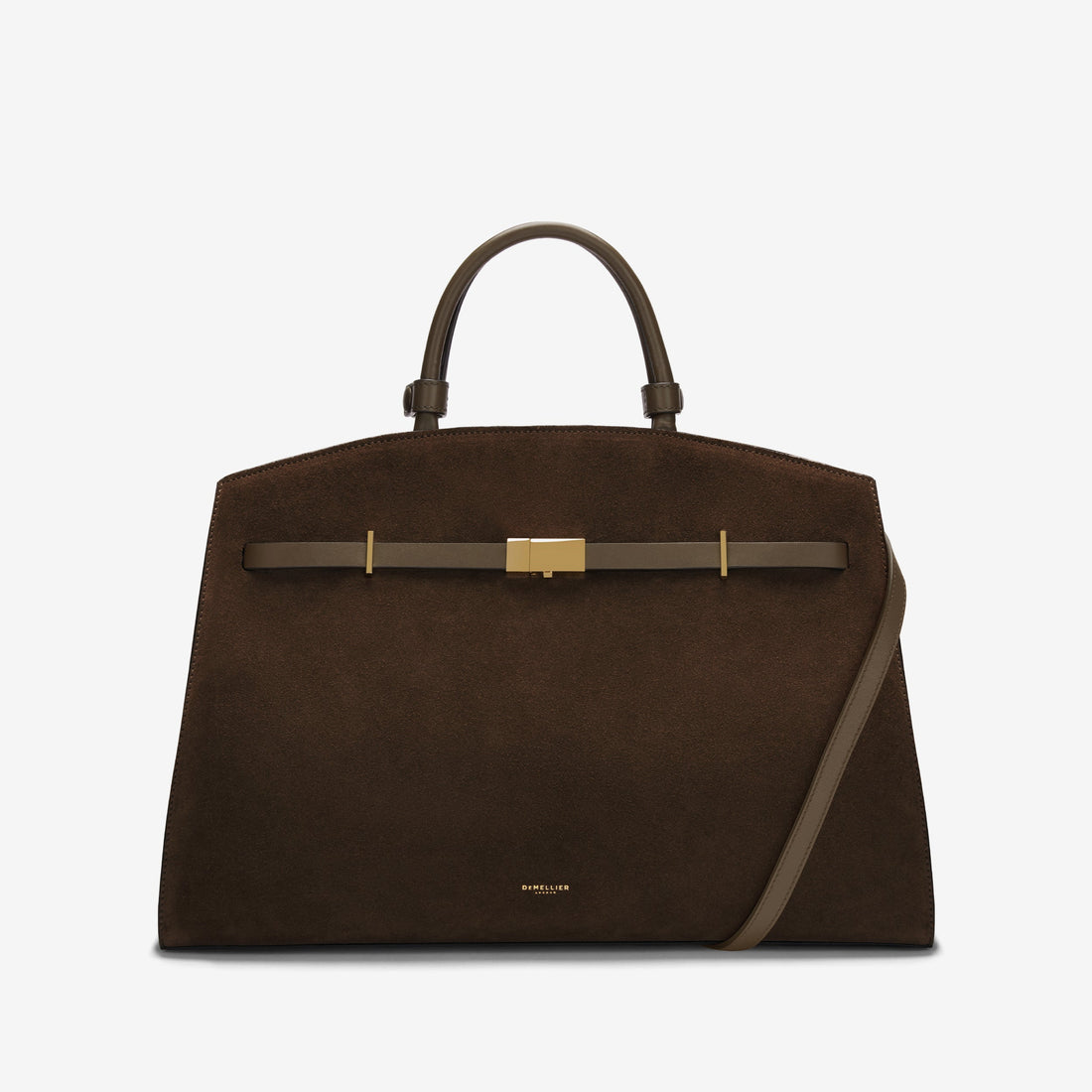 DeMellier The Hudson mocha suede & mocha smooth