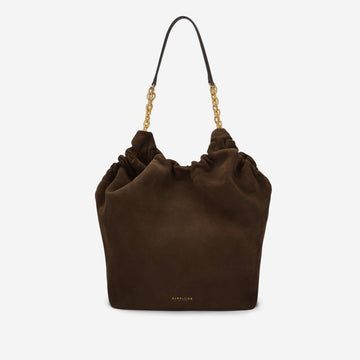 DeMellier The Miami mocha suede & mocha smooth