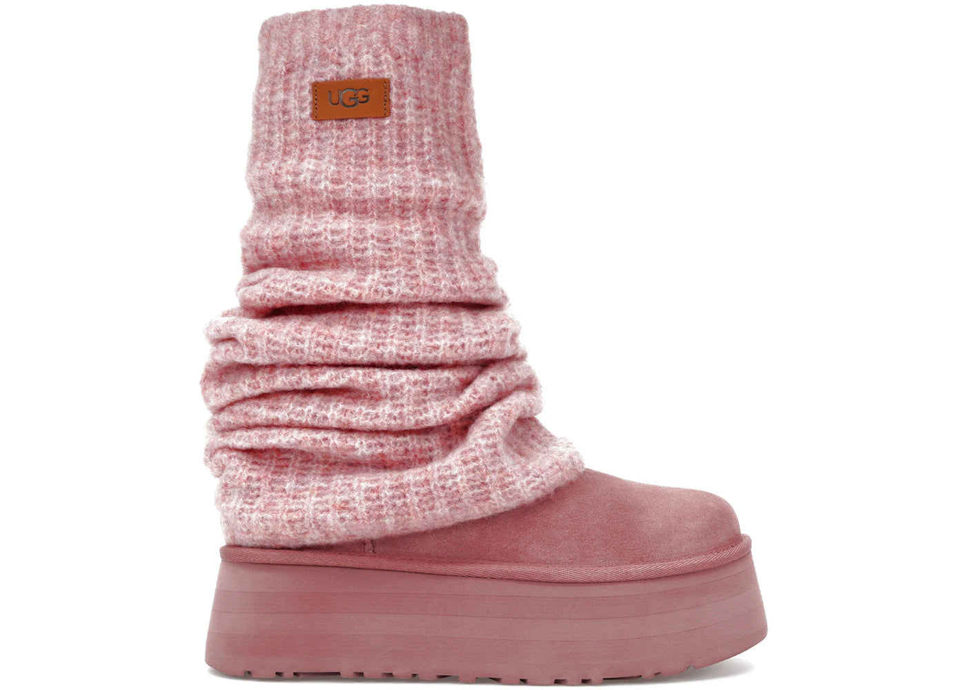 Ugg Classic Mini Dipper Legwarmer Boot Pink Dawn (Women'S)