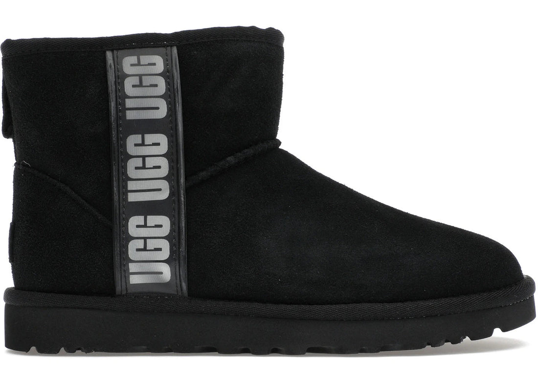 Ugg Classic Mini Ii Boot Side Logo Black (Women'S)