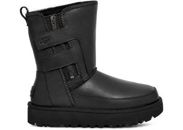 Ugg Classic Short Moto Boot Black (Women'S)