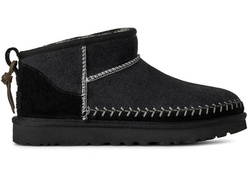 Ugg Classic Ultra Mini Biarritz Boot Black (Women'S)