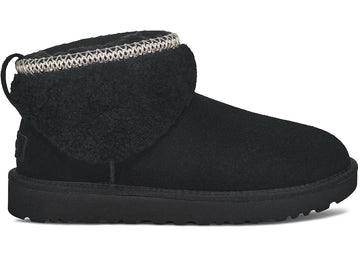 Ugg Classic Ultra Mini Maxi Curly Boot Black (Women'S)