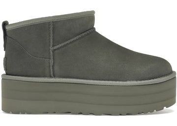 Ugg Classic Ultra Mini Platform Boot Moss Green (Women'S)