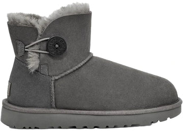 Ugg Mini Bailey Button Ii Grey (Women'S)