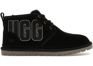 Ugg Neumel Graphic Boot Black Grey Suede