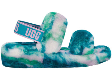 Ugg Oh Yeah Slide Marble Aquatic Blue