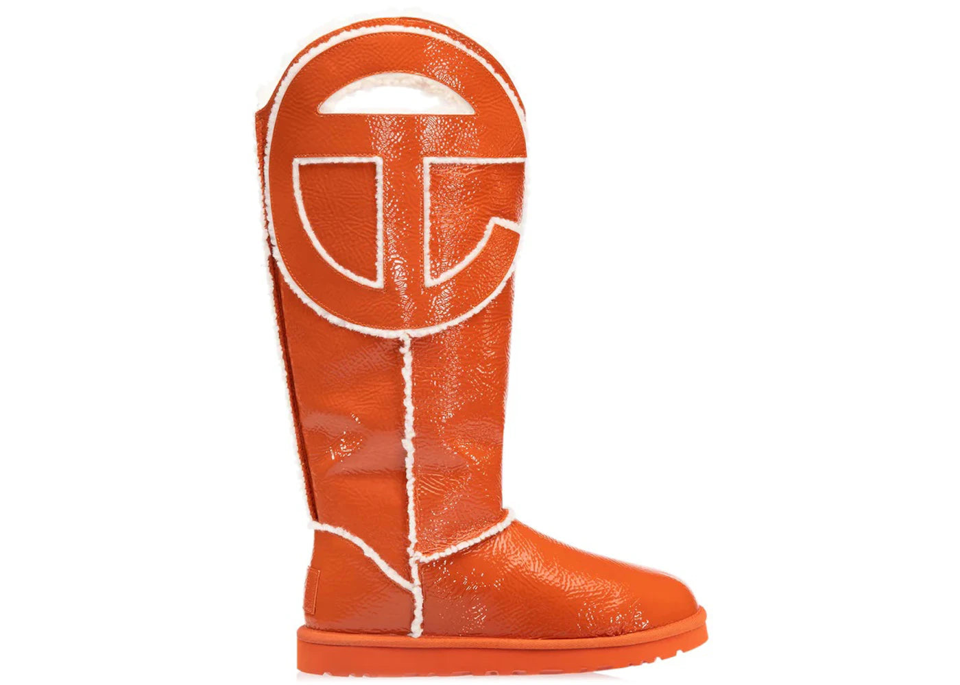 Ugg X Telfar Logo Tall Crinkle Spicy Pumpkin
