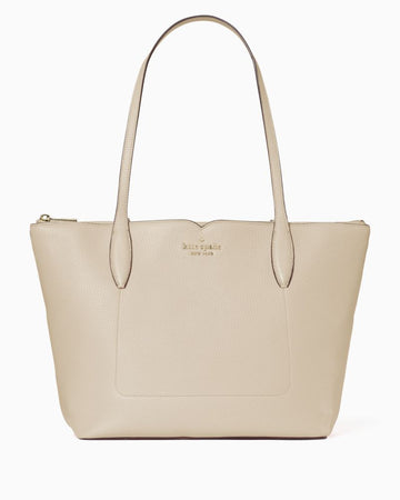 KateSpade Harlow Medium Tote Light Sand