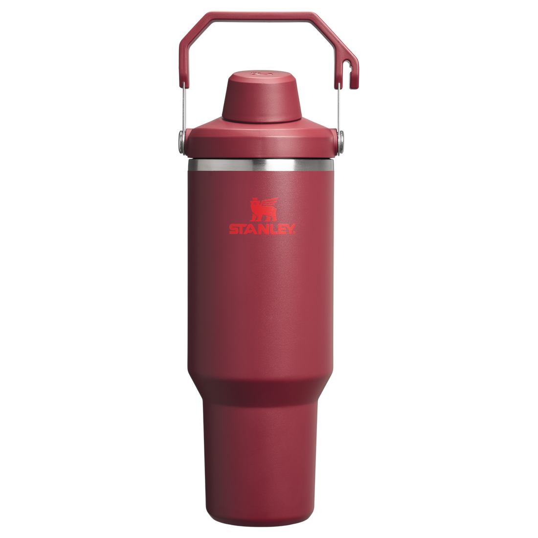 The IceFlow Tumbler with Fast Flow Lid | 40 OZ Cranberry Cranberry